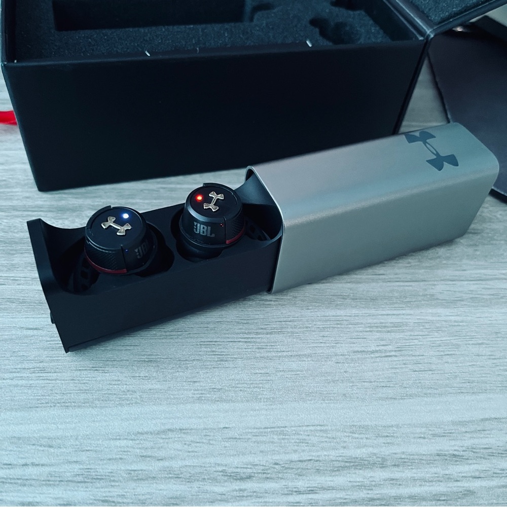 Under Armour UA True Wireless Flash Project Rock Edition Headphones